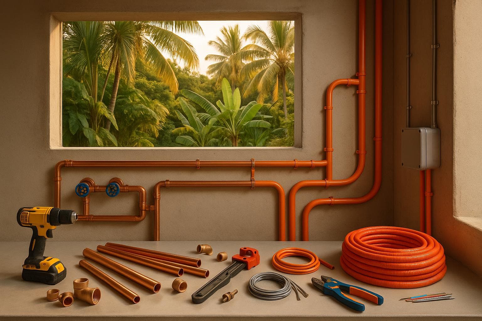JLKY Entreprise plomberie et électricité La Réunion